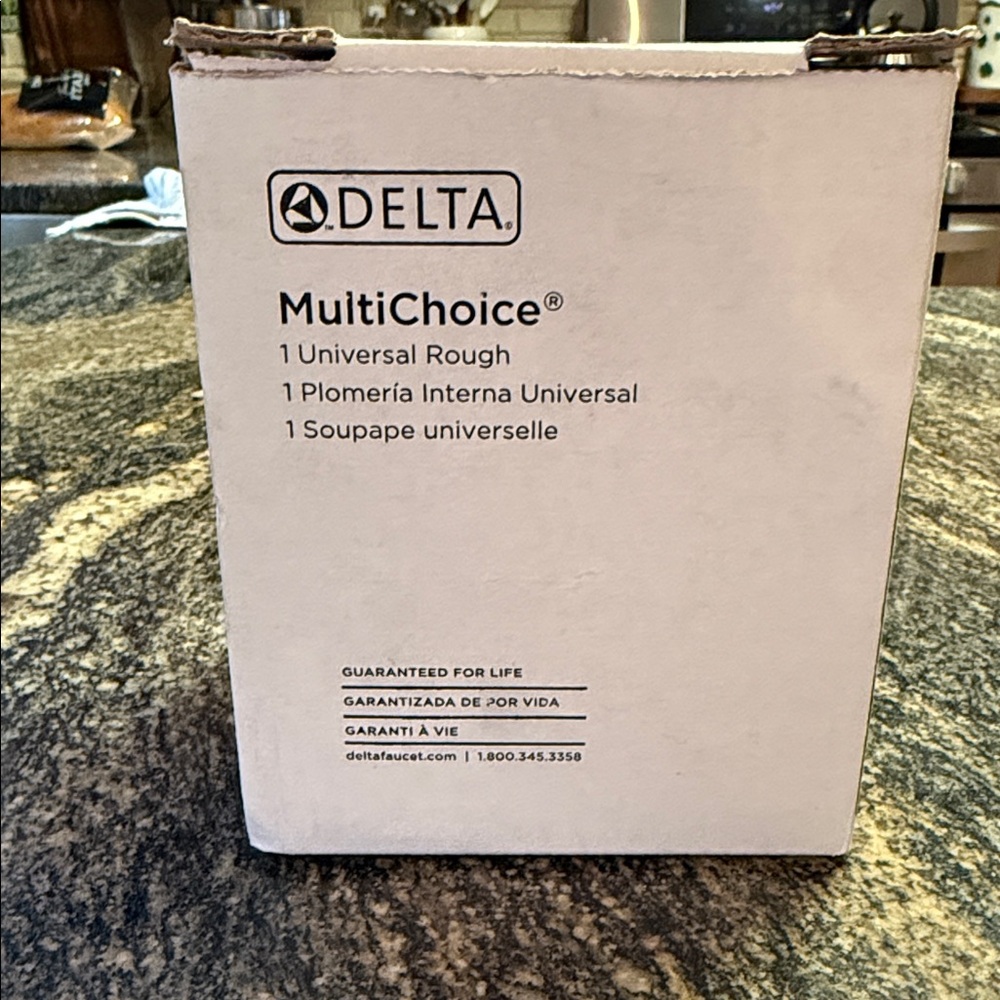 Delta MultiChoice Universal Valve in White Packaging